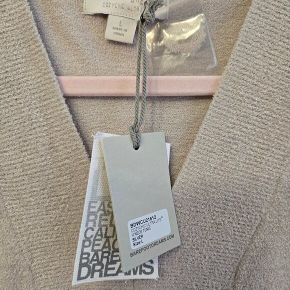 NWT Barefoot Dreams V Neck Tunic size L - Picture 2 of 7